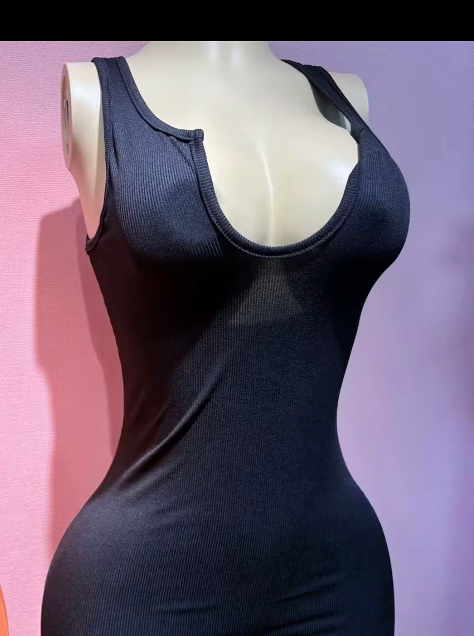 Simple Mini Dress (Black)